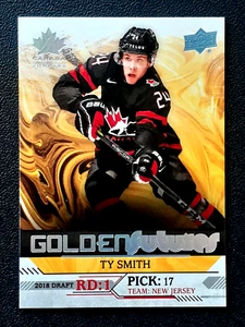 TY SMITH 2019-20 UPPER DECK TEAM CANADA JUNIORS GOLDEN FUTURES #GF-2   47345 - Picture 1 of 2