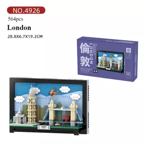 Hangzhou City Architecture Building Blocks Set Bricks Model Toys DIY Gift Kids - Picture 1 of 4