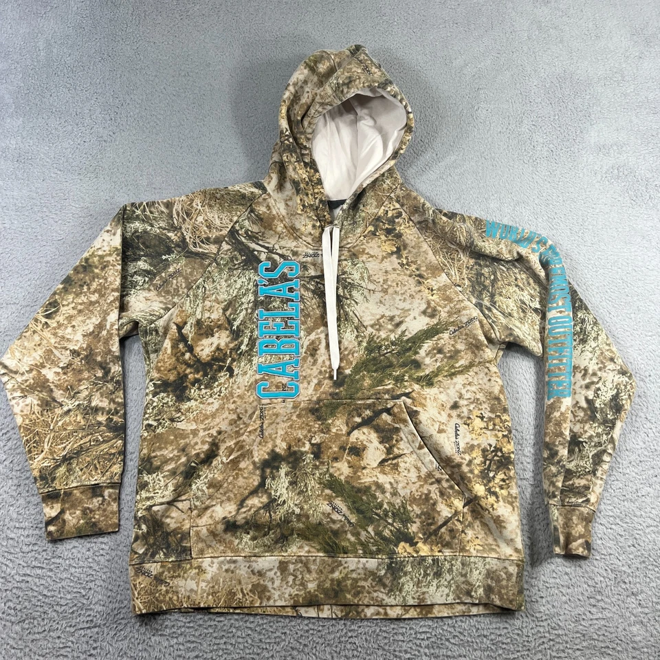 Cabela's Camo Hoodie XL Realtree Camuflaje Patrón Sudadera con Capucha Sudadera 24x26 Foto 1 de 4
