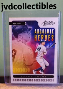 Aaron Judge Absolute Heroes 2020 Panini Absolute Baseball MLB Card No. AH9 - Picture 1 of 2