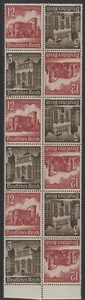 Germany 1940 Winter Relief - se tenant block of 10 (12+6pf & 3+2pf), mint MNH - Picture 1 of 1