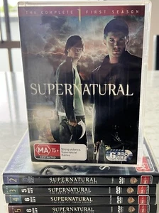 Supernatural TV Series Complete Seasons 1-5 Seasons Region 4 Horror Drama VGC - Picture 1 of 17