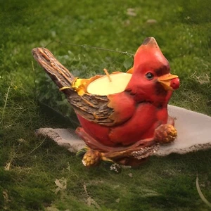 Cardinal Tea Light Holder Country Lace New - Picture 1 of 8