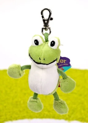 Schaffer Schlüsselanhänger Karabinerhaken Frosch Quark 9 cm - Bild 1 von 3