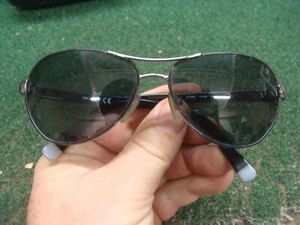 DKNY DY5060 1161/87 Black Frame Polarized Grey Lens Aviator Sunglasses 58-14 135 - Picture 1 of 12