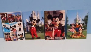 LOTE DE POSTALES DE COLECCIÓN DISNEY WORLD MICKEY MOUSE MINNIE PLUTO GOOFY - Imagen 1 de 7