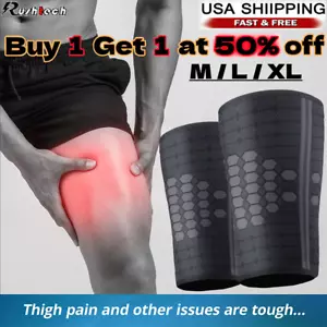 Beinbandage Kompressionsstütze Hüfte Ischias Nerven Schmerzlinderung Oberschenkel Oberschenkel Gym - Bild 1 von 17