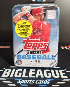 2021 Topps Series 1 Collectors Tin, Mike Trout, NEU Factory Sealed 👀 - Bild 1 von 2