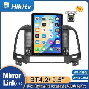 For Hyundai Santa Fe 2 2006-12 9.5" Android 10 Car Stereo Radio GPS Navi WIFI BT - Picture 1 of 12