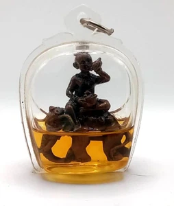 Thai Amulet Kuman Thong Wealth Charm Talisman Pendent Win Lottery Lucky Voodoo - Picture 1 of 6