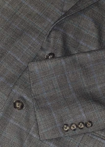 Brooks Brothers Lanificio di Pray Wool/Silk Regent Fit Windowpane Sport Coat 48R - Picture 1 of 8