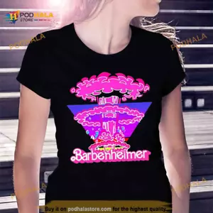 Retro style barbenheimer T Shirt - Picture 1 of 4