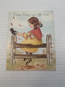 Vintage 1981 Get Well Card 5.5” X 4.25” Autumn Beauty Paper Ephemera Psalm 46:1 - Picture 1 of 7