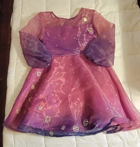 Disney-Girl's multi-layered purple Princess Dress size 4/5t tagged $49.99 - Picture 1 of 7