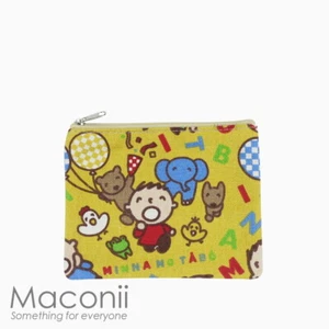 Minna No Tabo Small Pouch - Bright Anime Cartoon Coin Card Wallet Case Holder - Picture 1 of 2