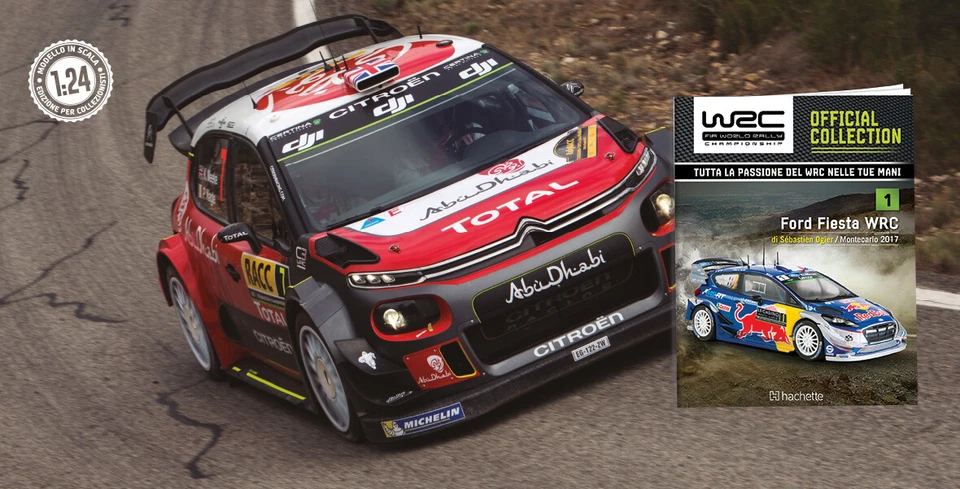WRC AUTO DA RALLY HACHETTE 1:24 SCEGLI QUELLE CHE VUOI DAL MENU A TENDINA - Immagine 1 di 1