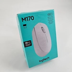 Logitech M170 Wireless Mouse White for PC, Mac, Laptop, 2.4 GHz with USB Mini - Picture 1 of 3