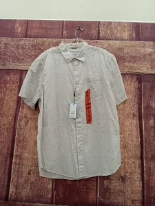 Cypress Club Mens Cream Collared Shirt Size M - Picture 1 of 4