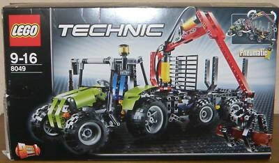 Lego Technic 8049 Traktor mit Forstkran mit Anleitung 100% komplett vollständig - Bild 1 von 2
