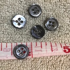 25 Antique Vintage Mother Pearl Shell Sewing Buttons (MP2)