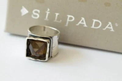 Silpada 925 Sterling Silver Uptown Ring 0981 Popular - Image 1 of 4