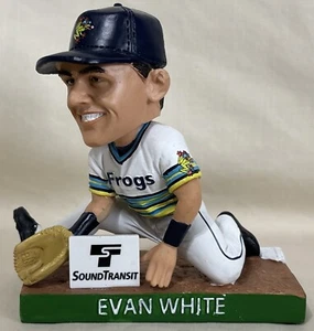 Bobblehead de béisbol de ligas menores Evan White Everett Aquasox SGA (sin caja) - Imagen 1 de 5