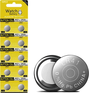 10PCS AG3 LR41 Batteries High Capacity 392 384 192 Battery 1.5V Button Coin Cell - Picture 1 of 4