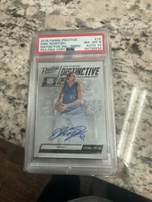 2016-17 Prestige Distinctive Ink Rainbow #12 Dirk Nowitzki Autograph PSA  8/10