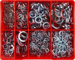 CHAMPION IMPERIAL SPRING WASHER ASSORTMENT KIT - IMPERIAL - 895 Pces - Picture 1 of 2