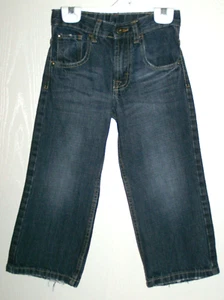 WRANGLER Boys Hero Original Jeans Adjustable Waist Dark Wash Size 4 Regular - Picture 1 of 9