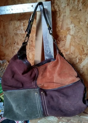 A.N.A новый подход - различные коричневые SUEDES и зеленый HOBO наплечная сумка - Изображение 1 из 4