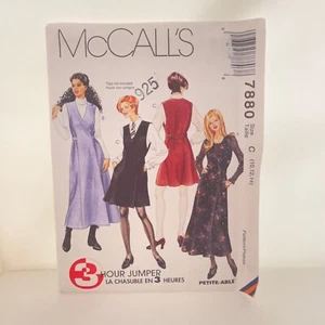 #7880 McCalls Misses Lined Jumper Sewing Pattern Size 10-14 - Picture 1 of 4