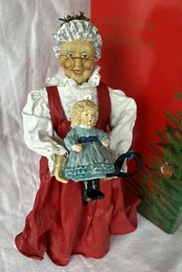Figura con muñeca vintage Possible Dreams Clothtique 1988 Mrs Claus 9,5" - Imagen 1 de 20