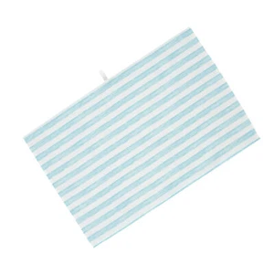 Belle Alice Rayas Té Toalla - 100% Algodón - Azul y Blanco - Hecho en Ru - Picture 1 of 1