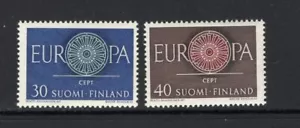 Finlandia 1960 edición de Europa sin montar o nunca montada Sc 376-77 - Imagen 1 de 1