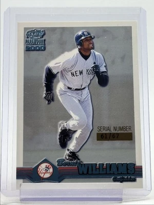 BERNIE WILLIAMS 2000 PACIFIC PARAMOUNT BASEBALL YANKEES/67 Q3562 Foto 1 de 2