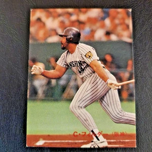 1989 Calbee Cecil Fielder #263 Baseball Card Hanshin Tigers JP Vintage NPB F/S - Picture 1 of 2