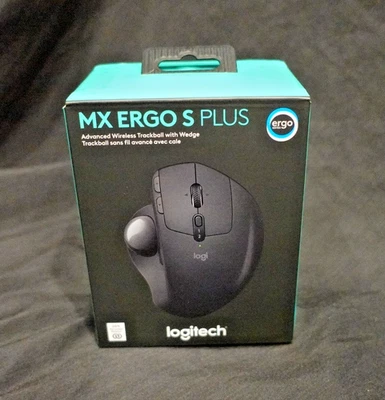 Logitech MX Ergo S Plus Ratón Trackball Inalámbrico con Cuña - 910-007247 Foto 1 de 3