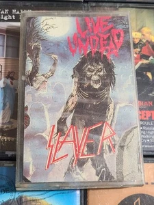 Slayer - Live Undead Cassette Tape 1987 Metal Blade Records Thrash - Picture 1 of 4