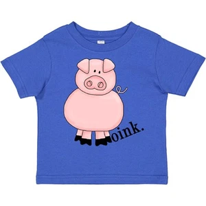 Inktastic Pig-Oink Toddler T-Shirt Pink Pig Oink Piggie Child Preschooler Kid - Picture 1 of 11