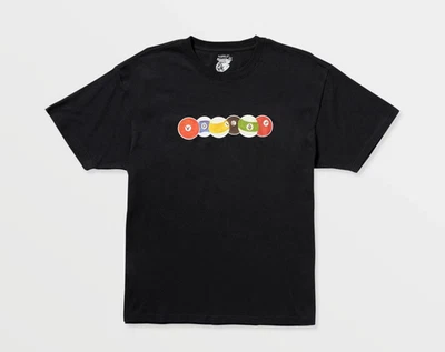 VOLCOM FA SETH CONBOY RACK EM Men's S/S T-Shirt - BLK - Medium - NWT - LAST ONE - Image 1 of 4