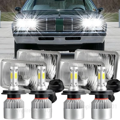 Faros LED 4x6" haz alto/bajo para Oldsmobile Cutlass Supreme H4 1976-1988 Foto 1 de 4