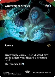 Winternight Stories (TDM-336) - rare: (Showcase) (Borderless) - Foil Near Mint - Picture 1 of 1