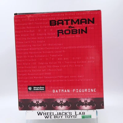 Figura Batman DC Comics Batman & Robin 1997 Warner Bros NUEVA SIN USAR, EN CAJA Foto 1 de 4