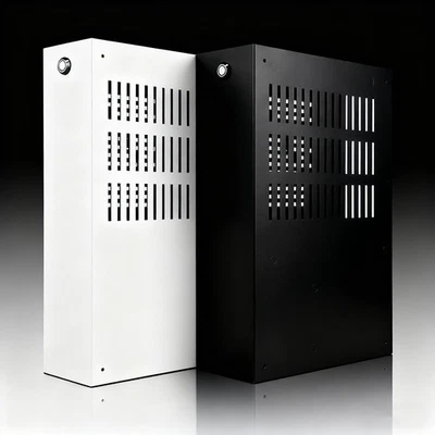 Small Form Factor ITX PC Case, 3.2L Compact PC Chassis (0.8mm Galvanized Steel) - Image 1 of 2