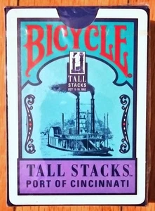 NEW - CARTE DA GIOCO BICYCLE HIGH STACKS PORT OD CINCINNATI -USA - Foto 1 di 6