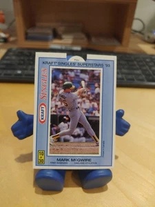 1993 Kraft Singles Mark McGwire A's#10 - Picture 1 of 4