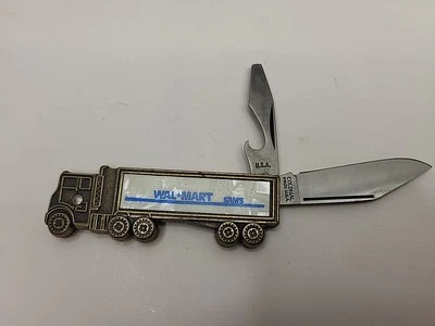 Colonial USA Walmart Sam's Club Novelty Truck Knife, Imitation Pearl Handles EXC - Image 1 of 4