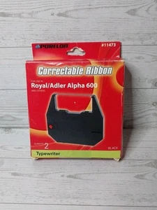 NIB Porelon Correctable Ribbon Royal/Adler Alpha 600 2-pack Item 11473 Black - Picture 1 of 4