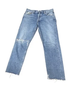 AGOLDE Feel Good Jamie High Rise Distressed Classic Denim Jeans Womens Size 30 - Picture 1 of 8
